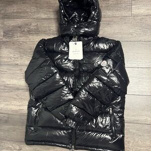 Moncler Glossy Black Puffer Jacket